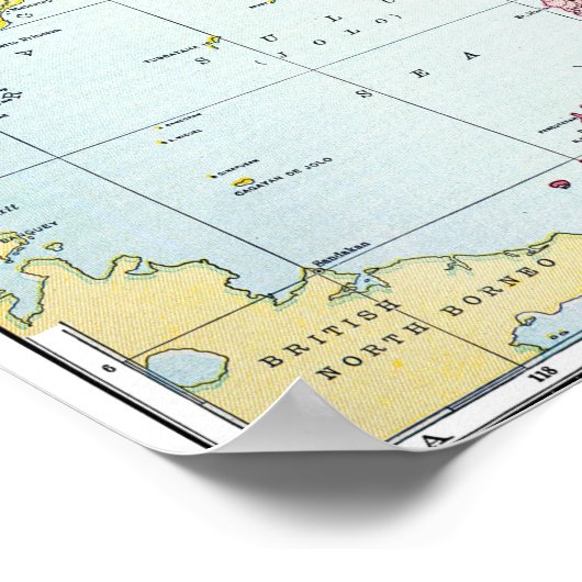 KAART: PHILIPPINES, 1905 POSTER (Hoek)