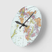 KAART: PHILIPPINES 1905 RONDE KLOK (Hoek)