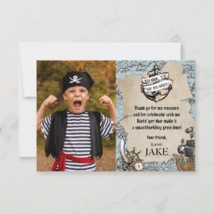 Kaart Pirate Treasure Birthday Party Foto