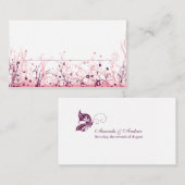 Kaart plaatsen ~ Butterfly Garden 3 Plaatskaartje (Voorkant / Achterkant)