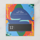 Kaart plaatsen | Nacht in het museum Plaatskaartje (Buitenkant ongevouwen)