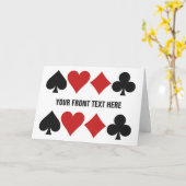 Kaart Player custom wenskaart (Gele Bloem)