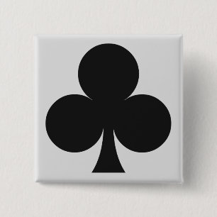 Kaart Player-knoppen - Club Vierkante Button 5,1 Cm