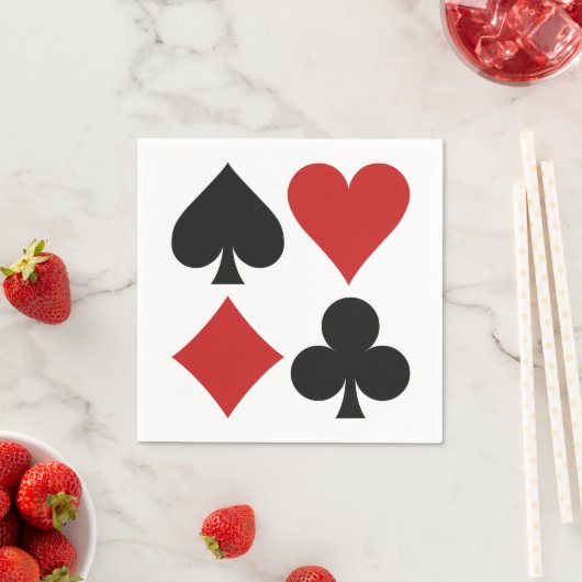 Kaart Player papieren servetten (Insitu)