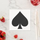 Kaart Player papieren servetten - Spade (Insitu)