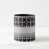 Kaart, poker, tafelkaarten mok (Midden)