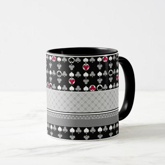 Kaart, poker, tafelkaarten mok (Voorkant rechts)