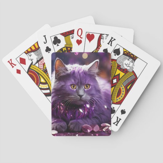 Kaart Poker voor Cat Lovers (Achterkant)