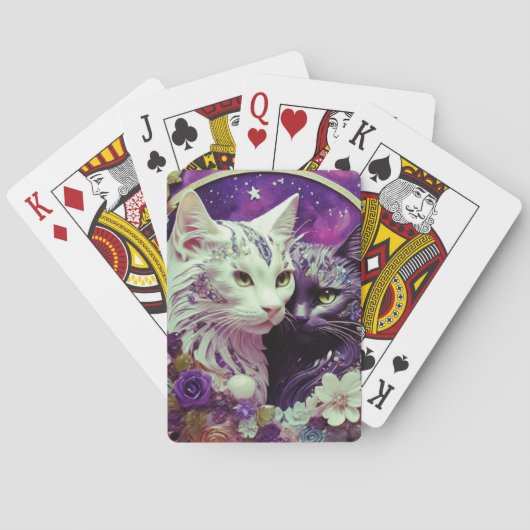 Kaart Poker voor Cat Lovers (Achterkant)
