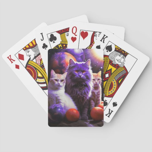 Kaart Poker voor Cat Lovers (Achterkant)