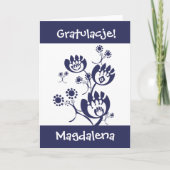 Kaart Poolse felicitaties (Voorkant)