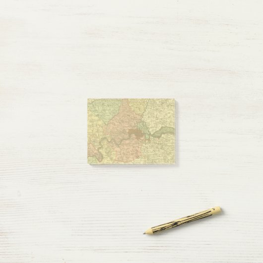 Kaart Post-it® Notes (Op bureau)