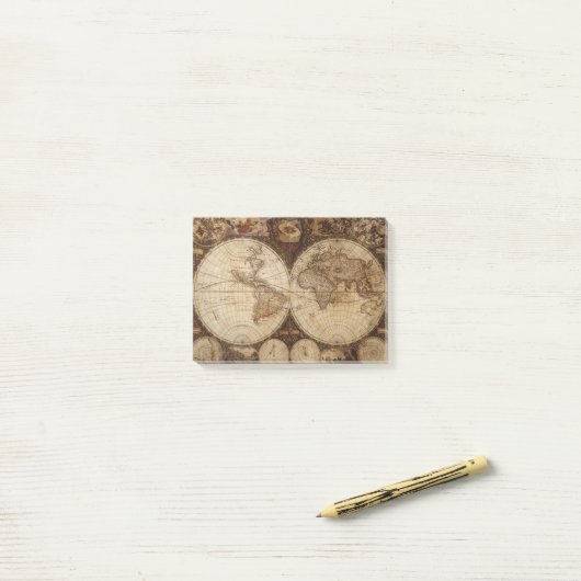  kaart post-it® notes (Op bureau)