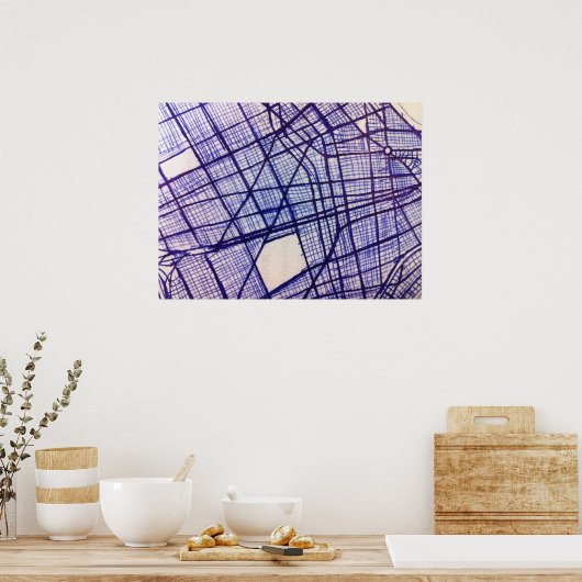 Kaart Poster (Keuken)