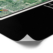 Kaart Poster van het Kentucky-meer (Hoek)