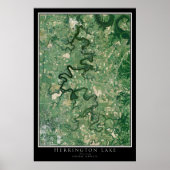 Kaart Poster van het Kentucky-meer (Voorkant)