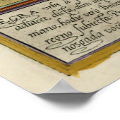  kaart Praag & Cheb Tsjechië (1588) Poster (Hoek)