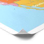 Kaart Pre-Columbian North America Art Poster (Hoek)