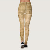  kaart Print Leggings! Leggings (Achterkant)