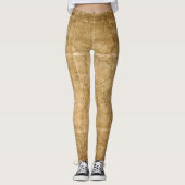 kaart Print Leggings! Leggings (Voorkant)