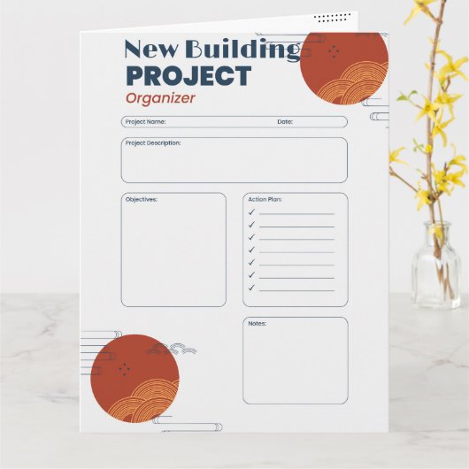 Kaart projectorganisator of download (Gele Bloem)