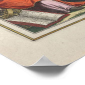  kaart Ptolemy planisphere - Hevenly orbita Poster (Hoek)