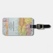 KAART: PUERTO RICO, 1900 BAGAGELABEL (Voorkant horizontaal)