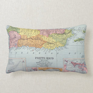 KAART: PUERTO RICO, 1900 KUSSEN