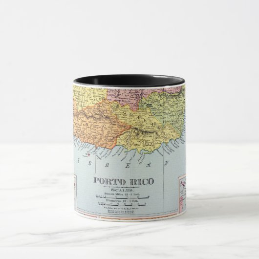 KAART: PUERTO RICO, 1900 MOK (Midden)