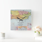 KAART: PUERTO RICO, 1900 VIERKANTE KLOK (Huis)