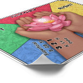 Kaart pulskarakter poster (Hoek)