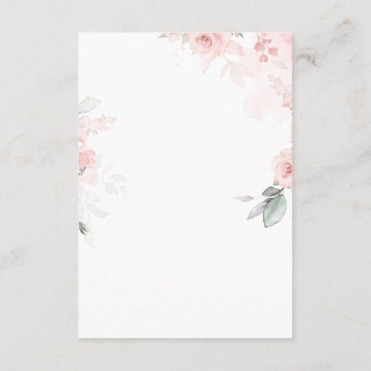 Kaart QR-code RSVP Boho voor bruiloft Website (Achterkant)