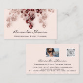 Kaart QrCode van de Planner van de gebeurtenis Log Visitekaartje (Voorkant / Achterkant)