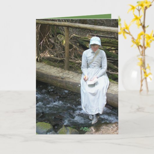 Kaart —quote binnenin schrijven (Gele Bloem)