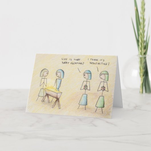 kaart "Radioactive Jesus" (Voorkant)