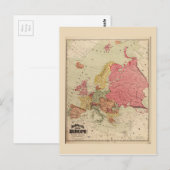 Kaart Rand McNally van Europa (1894) (Voorkant / Achterkant)