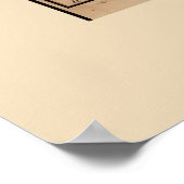 Kaart Rand McNally van Europa (1894) Poster (Hoek)