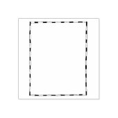 Kaart Rand Rubber Stamp Rubberstempel (Afrduk)