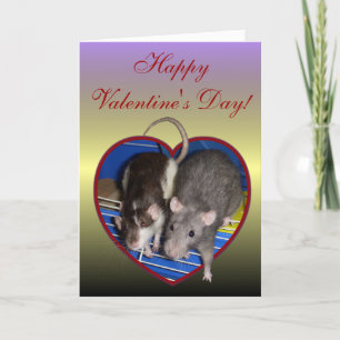Kaart: Ratty Love Valentijn Feestdagen Kaart