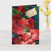  Kaart Red Flowers Birthday Greetings (Gele Bloem)