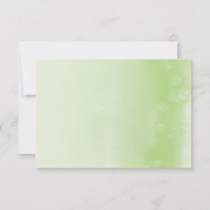 KAART REGISTRY : ombre waterverf appel green