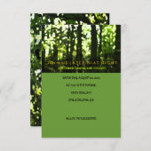 Kaart Reisbalk Waterverf bat Mitzvah Party (Voorkant / Achterkant)