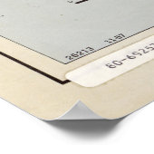 Kaart Republiek Indonesië (1957) Poster (Hoek)