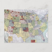 KAART: RESERVATIONS, 1892 BRIEFKAART (Voorkant)