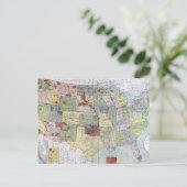 KAART: RESERVATIONS, 1892 BRIEFKAART (Staand voorkant)