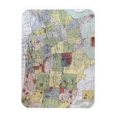 KAART: RESERVATIONS, 1892 MAGNEET (Verticaal)