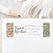  kaart retouradreslabel etiket (Insitu)