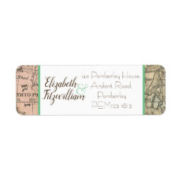  kaart retouradreslabel etiket