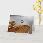 Kaart - Rij Boten en Eenden (Gele Bloem)