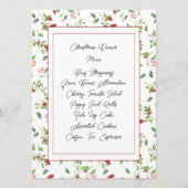 Kaart Rode bessen en winterfeestdag (Voorkant)